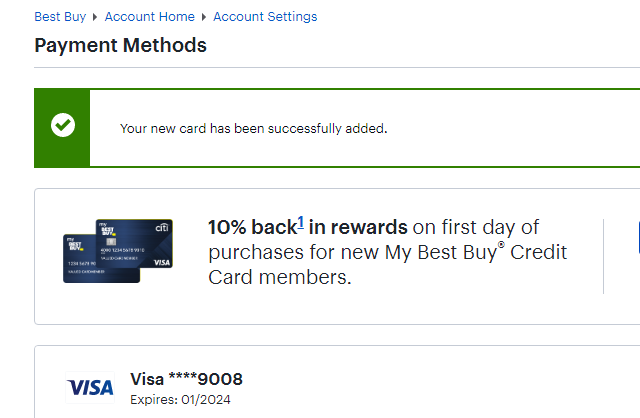 bestbuy虚拟信用卡